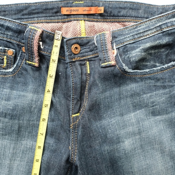 Vigoss Women's Boot Cut Jeans - Deep Indigo - Picture 8 of 9